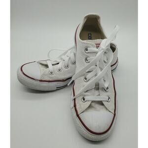 Converse All Star Sneaker White M7652 Low Top Canvas Skateboarding Shoes W 7 M 5